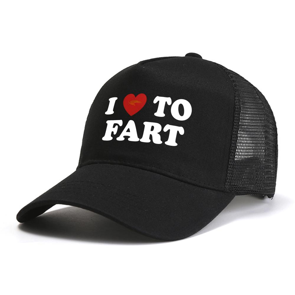 I Love To Fart Baseball Cap Funny and Self Deprecating Unisex Women Caps Fashion Outdoor Casual Sport Hat Adjustable Snapback Hats