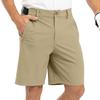 Herren Business Casual Golfer-Shorts Stretch Leichtgewichtige Sportshorts mit Taschen für Arbeit und Aktivitäten im Freien