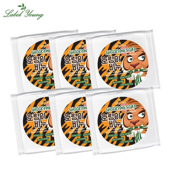 Tiger Soap 100g x 6/Skin blemish care/Contains tea tree extract/Cleansing foam/Handmade soap