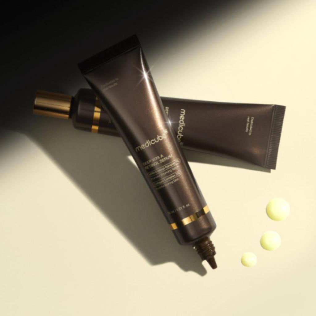 Medicube Deep Firming Lifting Set (Deep Vita A Retinol Serum 30ml + Deep Lifting Peptide Eye Cream 30ml) (7 Options)