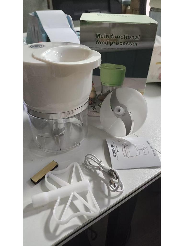 Electric Mini Food Processor: Meat Grinder, Chopper, Mincer, Garlic Presser, Baby Food Maker