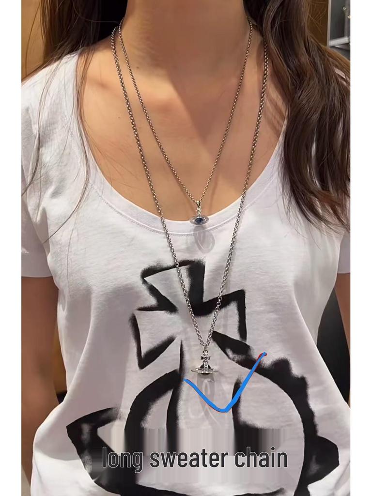 Vivienne Westwood Císařovna Vdova 10mm Orb UFO Přívěsek Choker