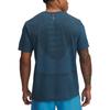 Under Armour Maglietta da Corsa Traspirante a Maniche Corte con Logo Senza Cuciture Uomo Top Blu 1375692-452