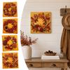 DIY Kürbis Kunst für Erwachsene Perlen-Set, Herbstkranz Malerei Herbsternte Handgemachtes Bastelgeschenk 3D Perlen-Set Anfänger, Heimwanddekor Projekte