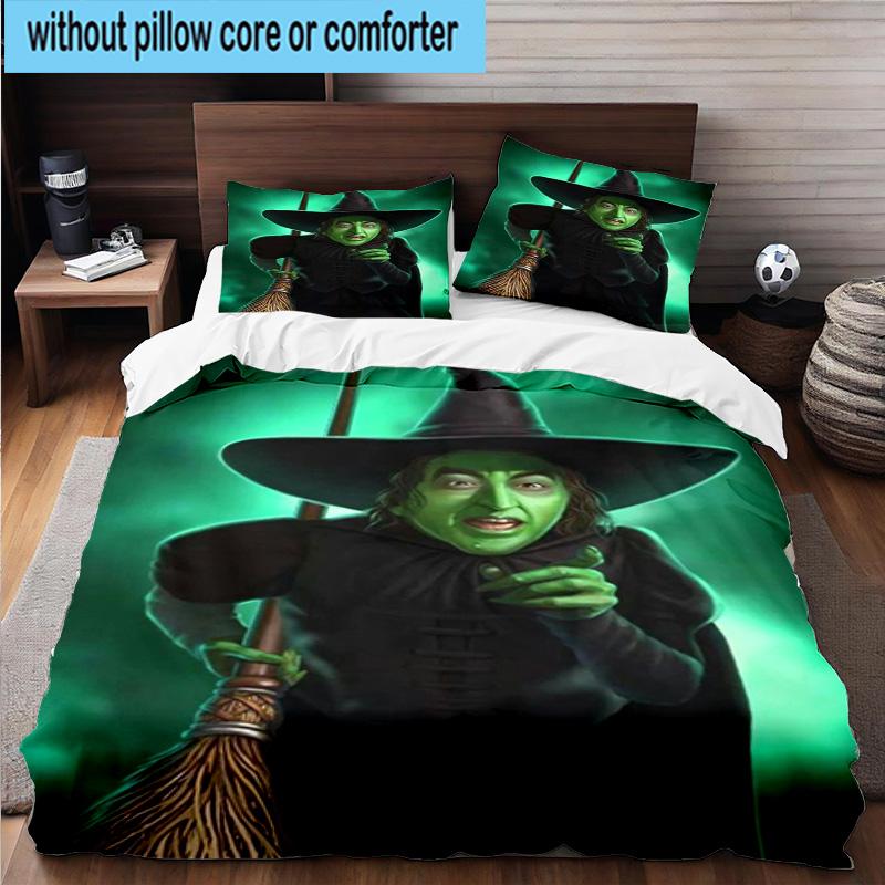 3PCS Wonderful Wizard Adventure 3pcs Bedding,Including 3PCS Duvet Cover And 2pcs Pillowcases Perfect for Christmas,Ideal for Bedroom, Dormitory