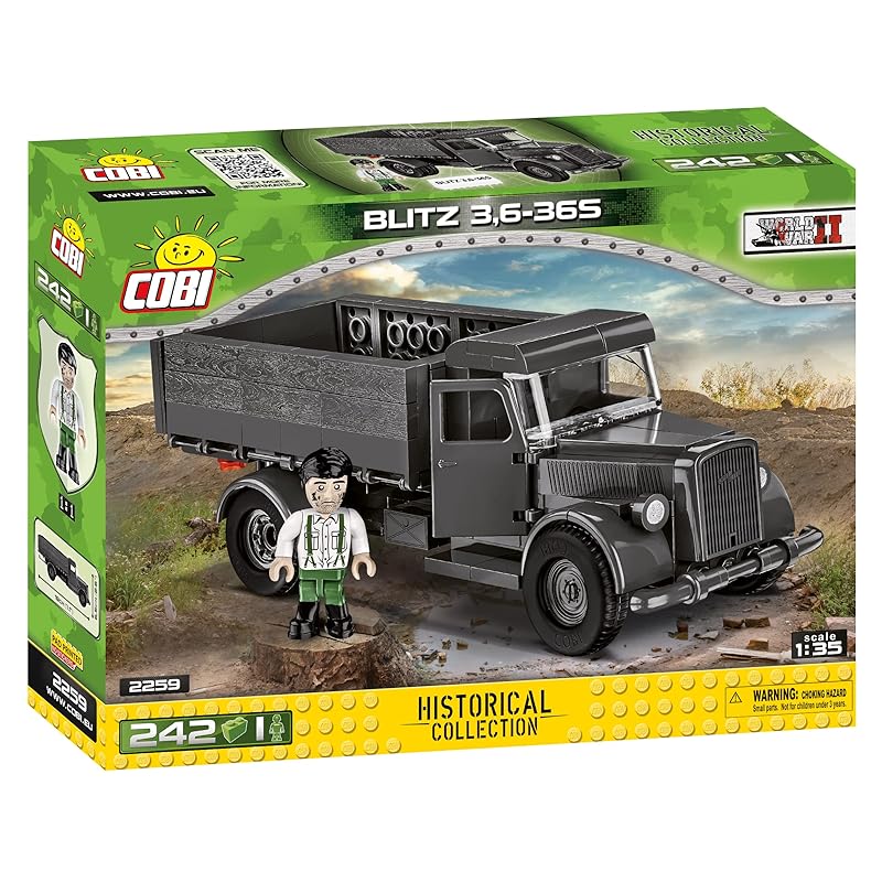 Cobi Historical Collection #2259 Opel Blitz 3.6-36S (German Army) 1/35 Scale