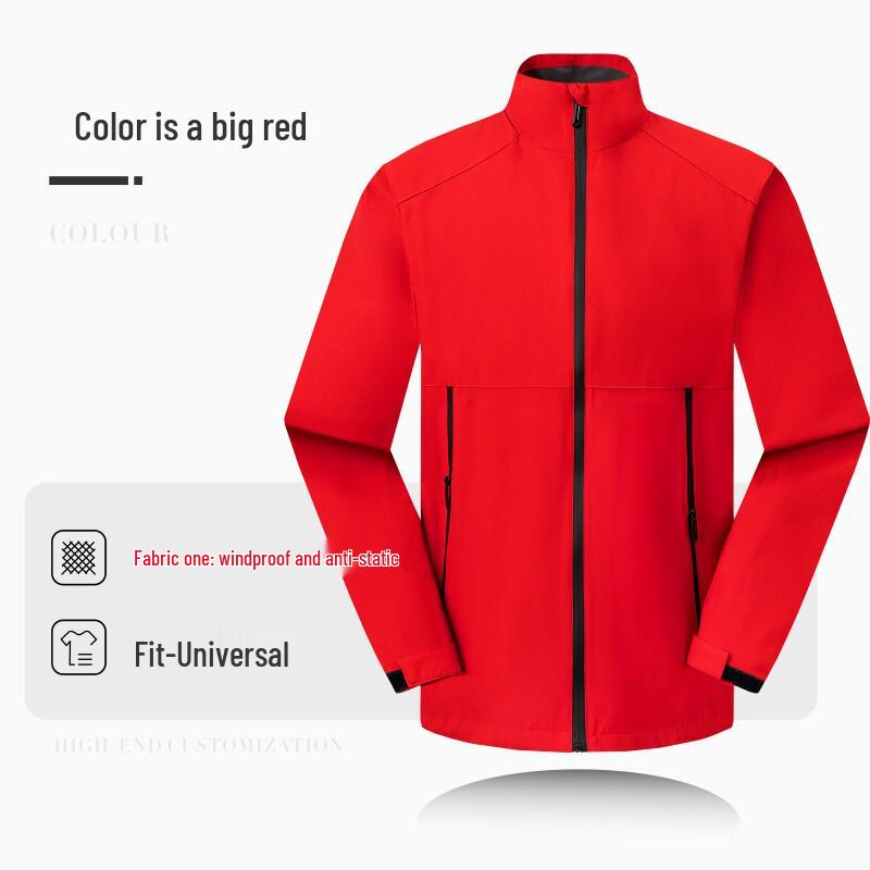 Customized Company Outdoor Jackets with Logo for Autumn/Winter Employee Workwear