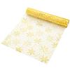 Household Snowflake Pattern Christmas Foil Table Runner Glitter Organza Tablecloth Translucent Rustic Tables Cover Banquet