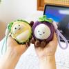 Simulation Fruit Pendant Plush Toy Lychee Mangosteen Fortune Doll Wedding Ceremony Throwing Doll Catching Machine Doll