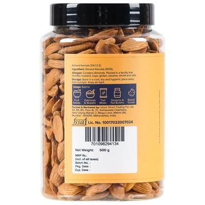 Urban Platter Bold Mamra Almonds, 500G, Whole