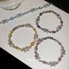 Symphony Starlight~ Super Sparkling Zircon Flower Bracelet Light Luxury High-end Exquisite Bracelet Sweet ins Wind Versatile Jewelry