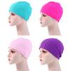 Comfortable Turban Waterproof Water Sport Ultrathin Pool Hat Swimming Hat Bathing Caps Swimming Cap