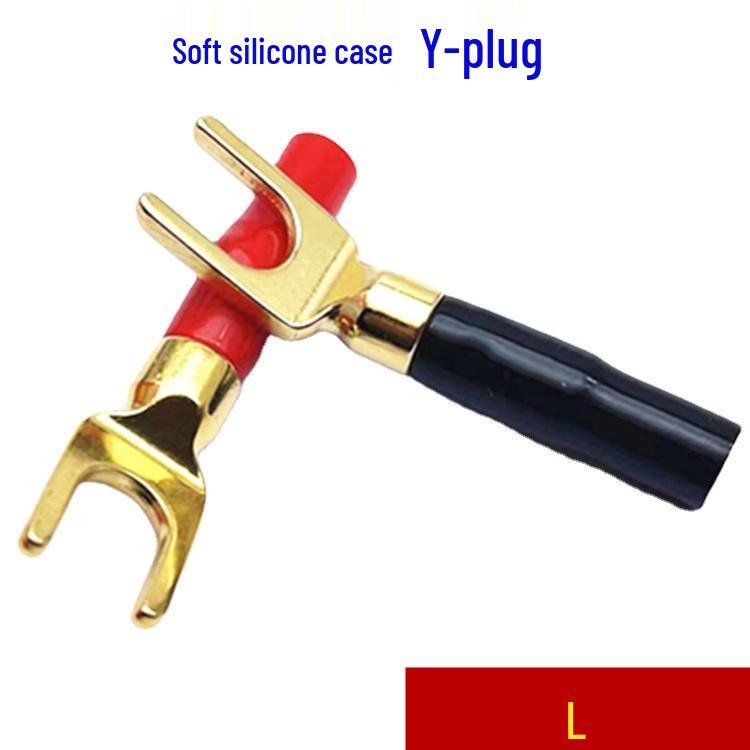 

Позолоченные разъемы для акустических проводов: Мягкие резиновые Y/U-коннекторы и разъемы типа «банан»