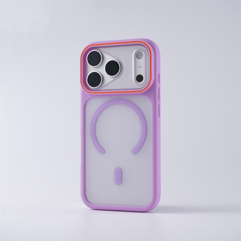 Magnetic Matte Non-slip Armor Case For For Iphone Air 17 17Pro Max 16 Pro 1 14 13 Simple Frosted Wireless Charging Shockproof Cover