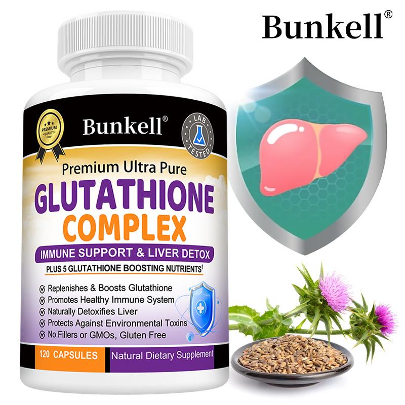 Bunkell Glutathione Complex Dietary supplement 120 Capsules