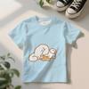 Children's Summer Girls Cute Cartoon Top Soft and Adorable Anime Casual Lightweight Comfortable T-Shirt