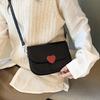 Trendy Black White Pink Casual Simple Shoulder Bag Stylish Saddle Bag For Women