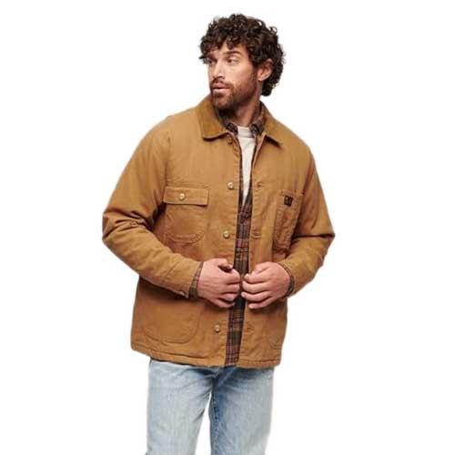 Superdry Braun Chore Surplus Vier Taschen Jacke - Bild 2