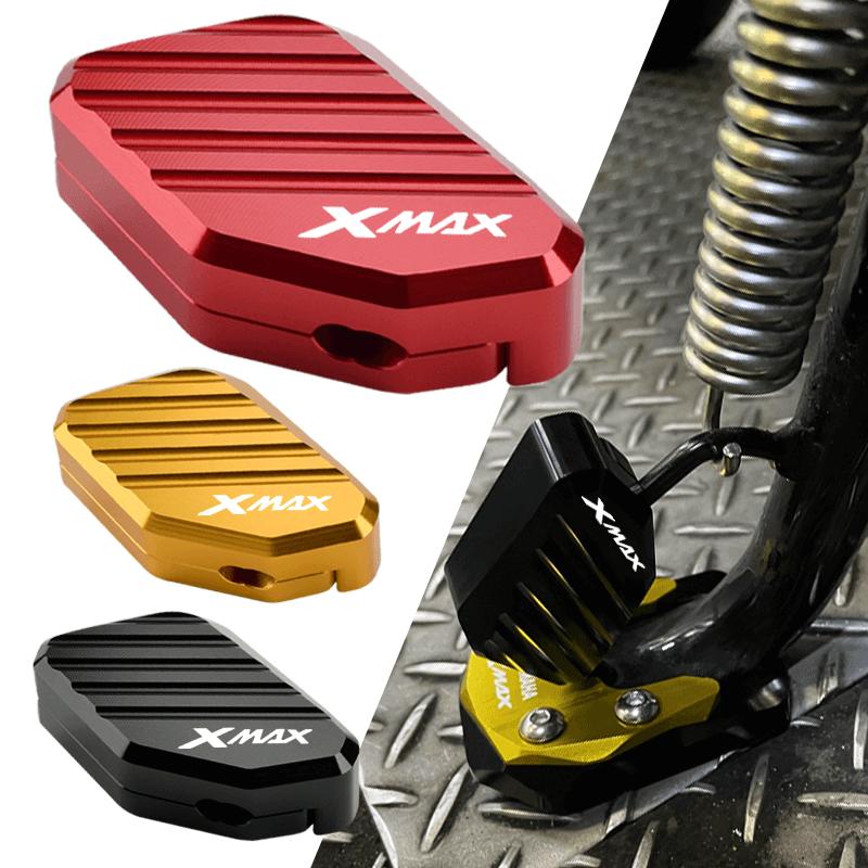 

For YAMAHA XMAX X-MAX 125 250 300 400 XMAX250 Motorcycle Accessories Kickstand Side Stand Extension Enlarger Pad Side Side support pad3Rs