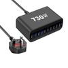 New Gallium Nitride 800W Multi-port PD Desktop Charger with AU Plug Adapter