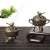 A Sandalwood Incense Holder Featuring a Magpie Design Perfect for Office Use Camping Gardens Patios And Candlelight Dinner Home Decor