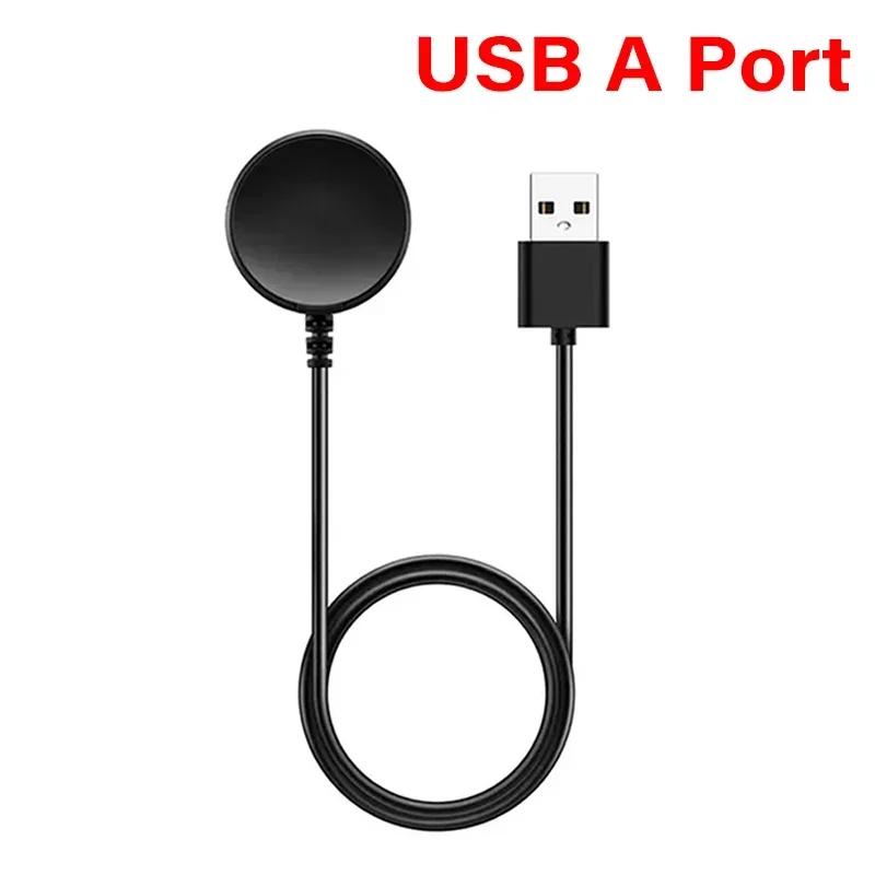 

Беспроводное зарядное устройство для часов Samsung Galaxy Watch 7 8 Pro Active 2 Портативный USB Type C PD-кабель Быстрая зарядка Док-станция USB A Port