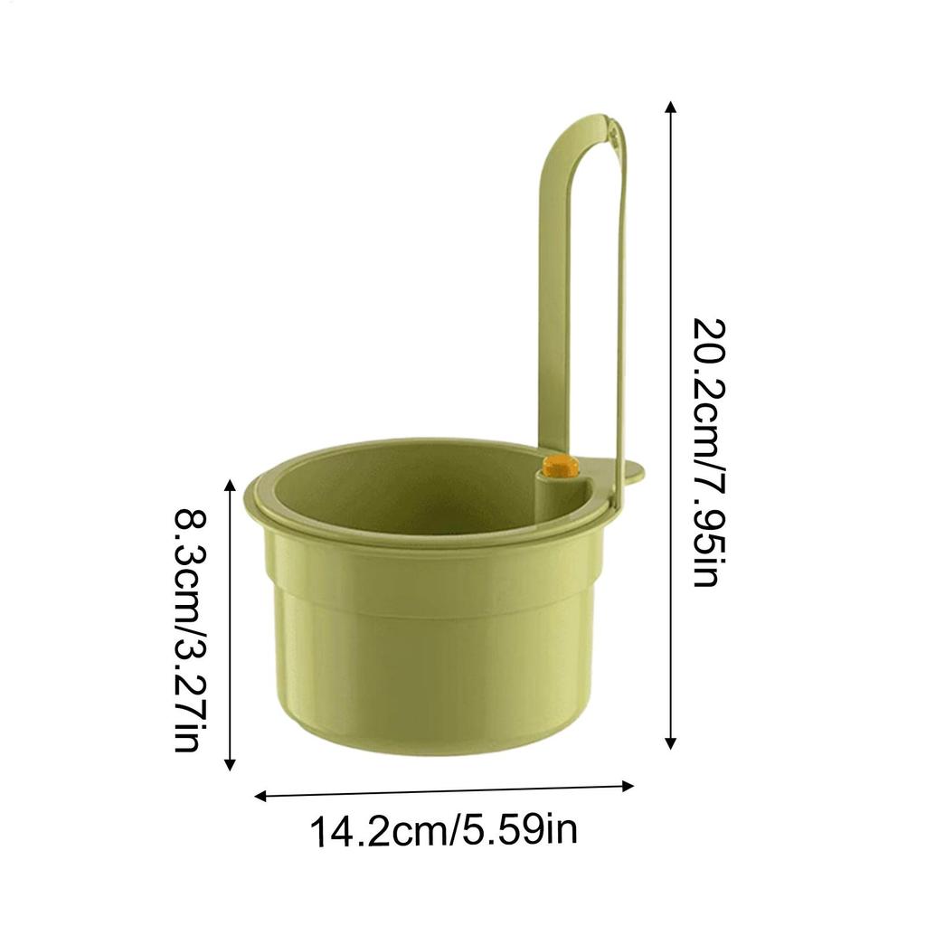 Sink Hanging Strainer Basket Detachable Openable Bottom Cover Kitchen Garbage Filter Multifunctional Quickly Drain