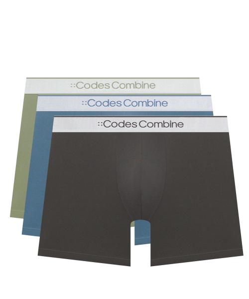 

[Codes Combine Нижнее белье] Активные дышащие боксеры с блеском, 3 шт. [Отправка из Кореи] 100% Оригинал 95