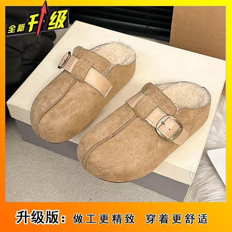

Fashion and foreign style comfortable bag head slippers women s niche design sense versatile slippers women s outer wear season 40