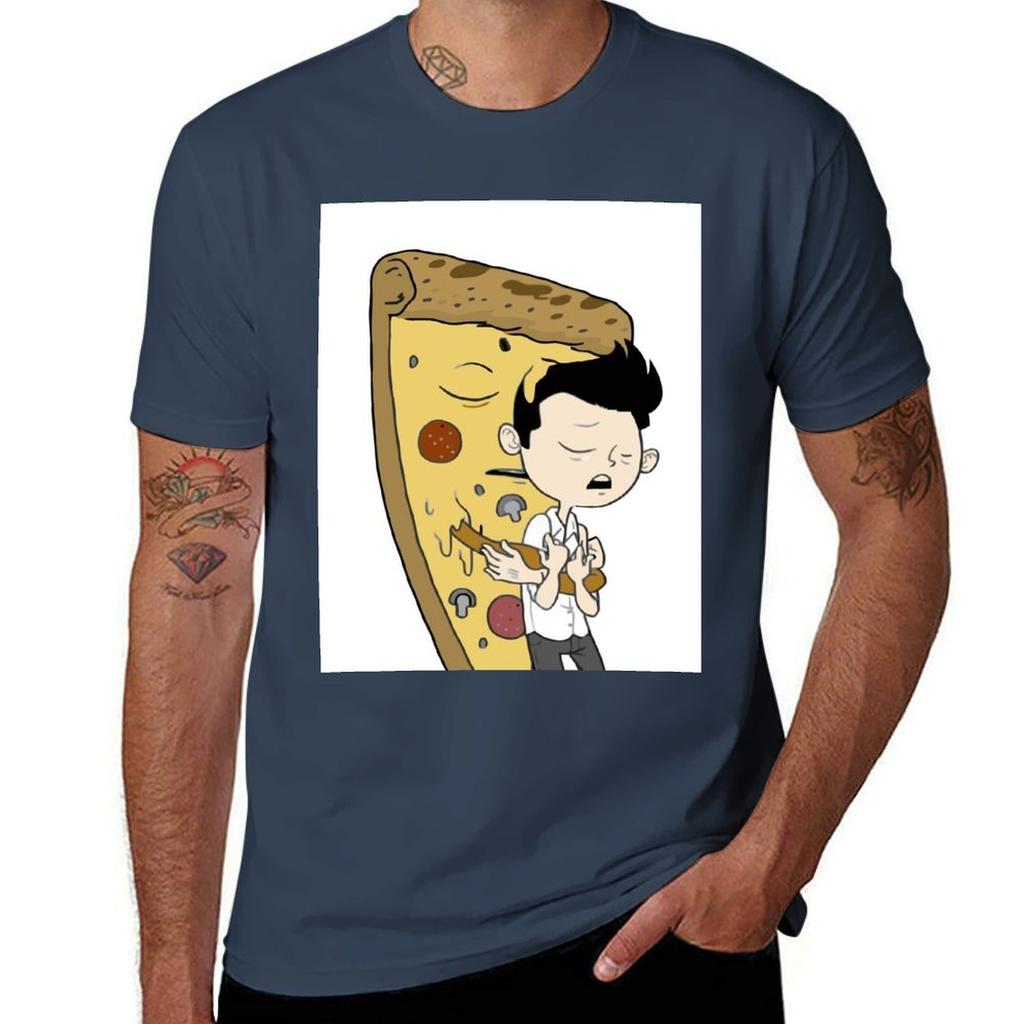 Pizza Never Let Me Go Tshirt Comfortable Workout Short Sleeve Shirt