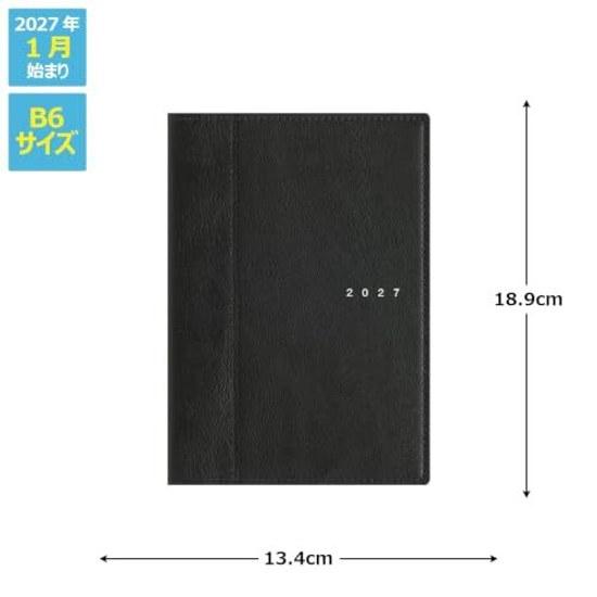 Takahashi Notebook 2027 B6 Weekly Charm 1 Neo Black No. 351 (Starts January 2027)