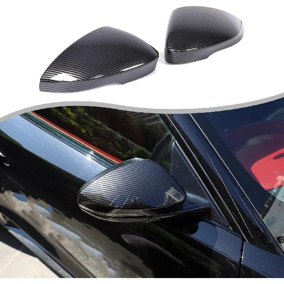 

Daeiclru Car Side Door Mirror Cover Trim Compatible with Jaguar F-Type 2013-2025, Exterior Side View Mirror Cover Protective Trim Accessories