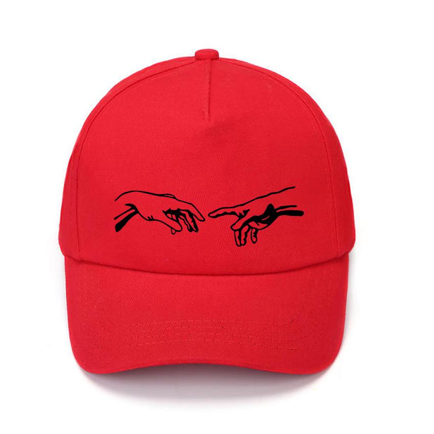 Funny Streetwear Hand Print Outdoor Sport Baseball Cap Ldea Cool Spring And Summer Adjustable Men Women Caps Fashion Hip Hop Hat