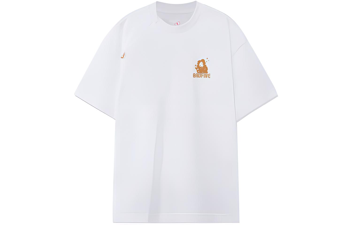 Li Ning Badfive Drop Shoulder Sleeve T Shirt Women s White AHSR558-1 S