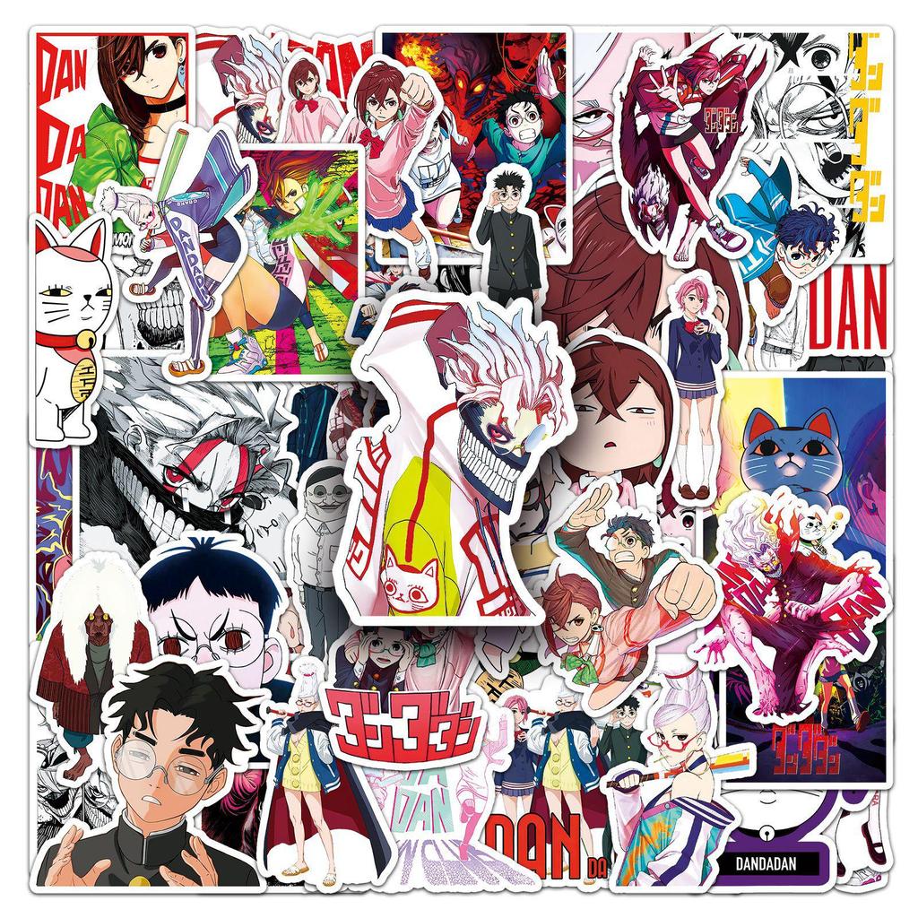 50 Bold Graffiti Stickers: Personalized Cartoon & Anime Décor for Skateboards, Water Bottles, Phone Cases, and Computers
