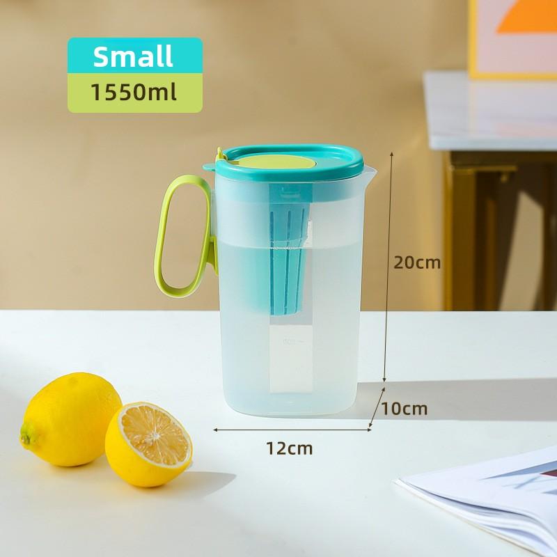 Letní lednička pro domácnost, odolná vůči vysokým teplotám, velkokapacitní, konvice na ovocný čaj