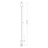 Lampa Wisząca Flower 1 Gu10 Czarny  Alu Milagro Ml0267