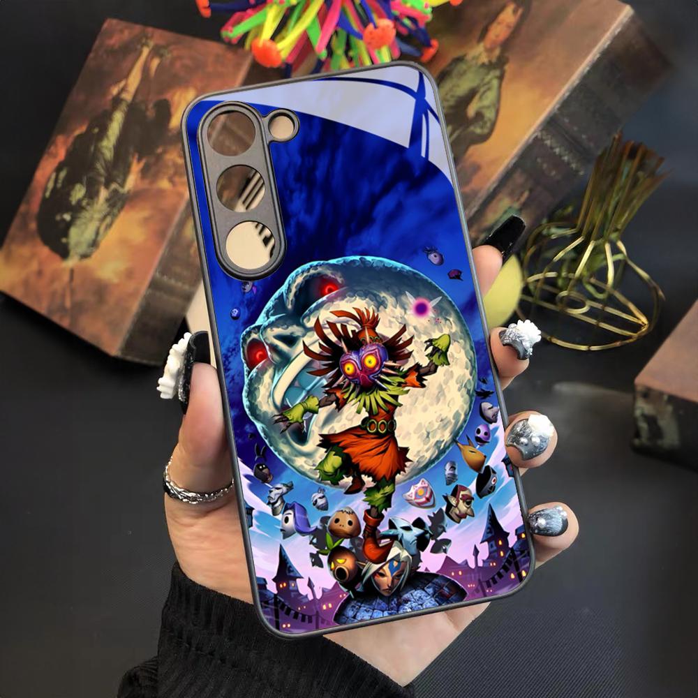 Cartoon Anime Game Z-Zelda Phone Case for Samsung Galaxy S24 S23 S22 S21 S20 A24 A34 A54 A53 Note20 M54 Fe Ultra Plus Glass