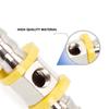 3/8” Fuel Line Fuel Pressure Barbed- Push Lock T-Fitting Adapter, 1/8-27 NPT Sensor Port, Stainless Steel