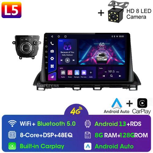 For Mazda 3 Axela 2013 - 2018 2 Din Android Car Stereo GPS WIFI FM Navigation Multimedia Video Player Head Unit Autoradio Radio