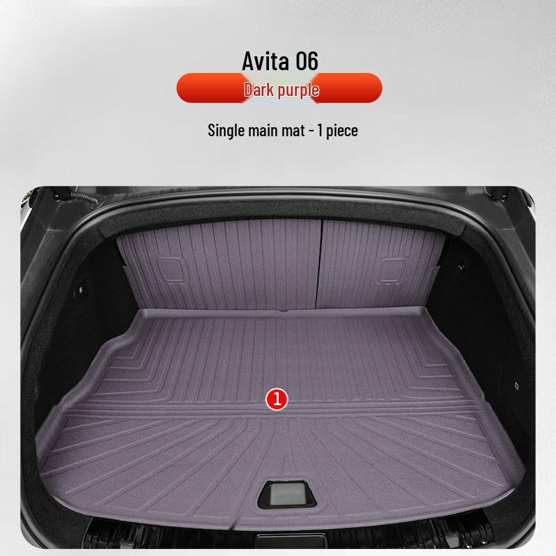 TPE Front & Rear Trunk Leather Mats for Yun Jie Avatr 06
