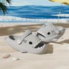 ZXCDINO Suitable for Boys and Girls Adorable EVA Shark Design Clogs, Breathable Lightweight Non Slip Soft Sole Slippers, Kids Footwear