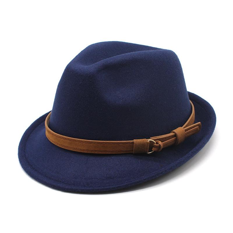 Classic Wool Felt Hat For Men And Women Summer Sun Protection Formal Style