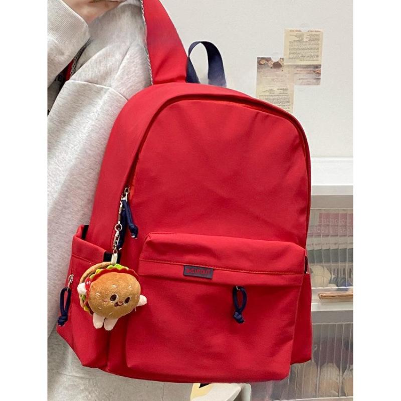 Backpack Backpack Simple Lightweight Large Capacity Student Class Versatile Commuter School Bag Women's Backpack