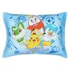 MORIPiLO Childrens Pillow Pokémon Pikachu Sports Time Blue Approximately 28x39cm Gentle On Skin 100 Cotton Cover Washable Plush Cushion Character