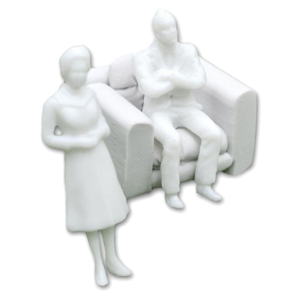 Human Scale Hnadmade White Miniature Figures Architectural Models People Figures Scale Model