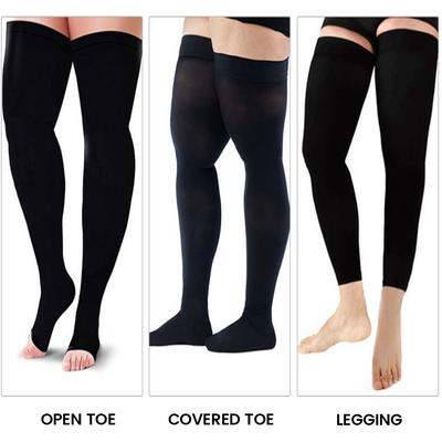 M/XL/5XL Grote Spataderkousen Unisex Open Dames Slank Slaap Beauty Beenondersteuning Compressiekousen Vormgevende Sokken
