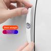 SVLHP1 New 4pcs Rubber Bumper Strip Car Door Anti-Collision Emblem Sticker for VW Volkswagen Golf Polo Passat Touran Accessories
