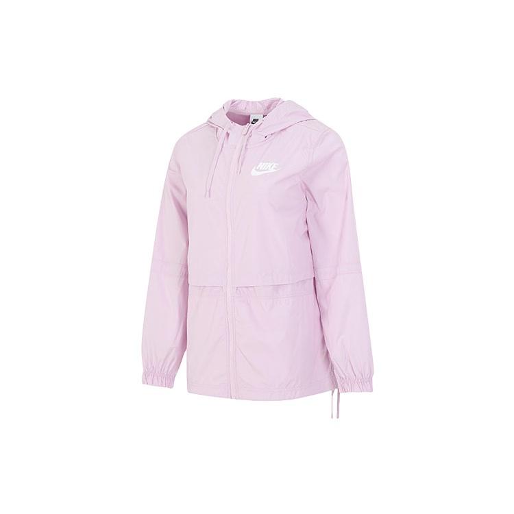 (WMNS) Nike AS W Nike Sportswear RPL ESSNTL WVN JKT Jacket Regal PINK Women s AJ2983-695 S
