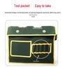 Durable Multi-Size Canvas Tool Bag for Electricians, Carpenters, and Tilers - Multi-Functional Storage Pouch